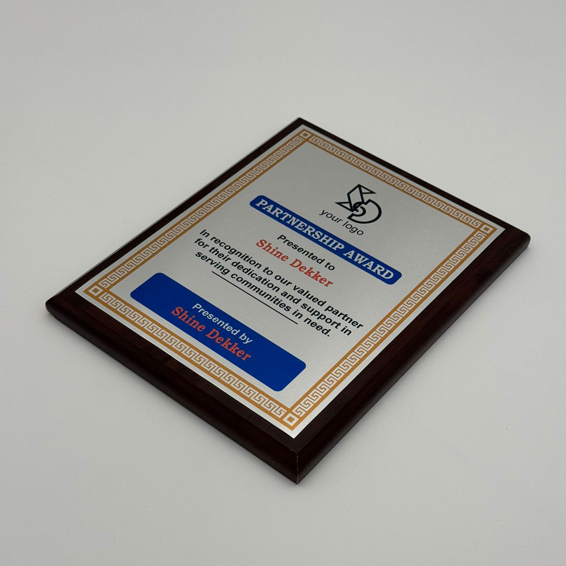 1-2 Award Shield