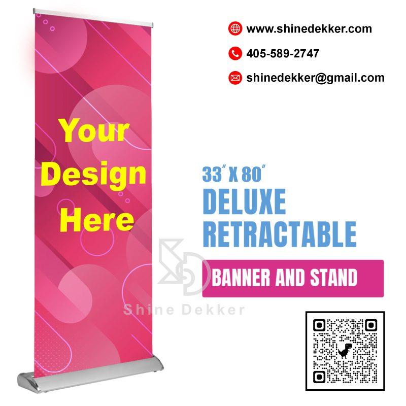 Reractable banner Deluxe Ractractable Banner