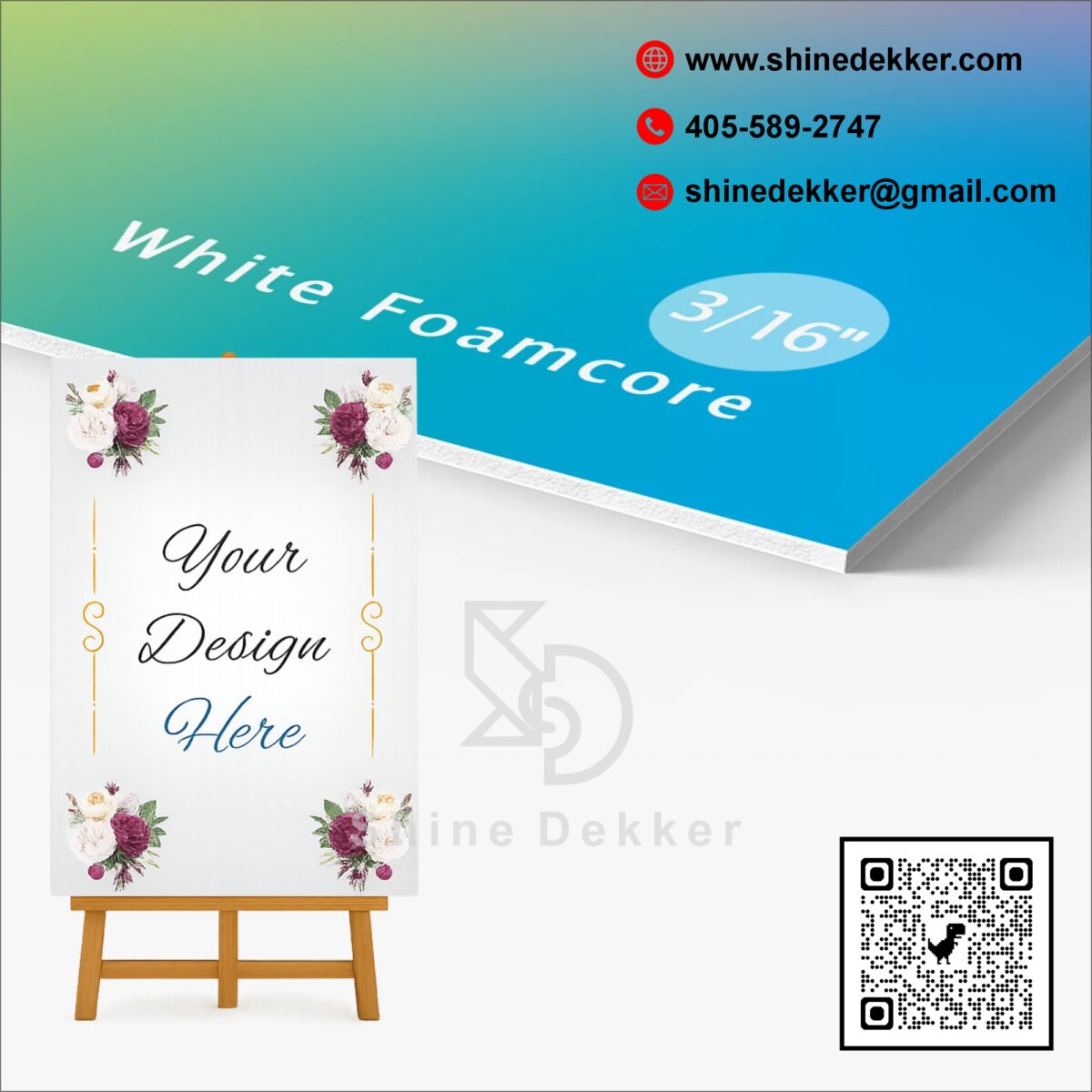 Polycore Sign Examples Foamcore Sign – Shine Dekker